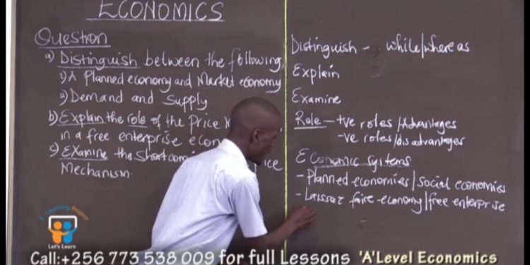 ECONOMICS A-LEVEL E-learning project Uganda like and subscribe succeed is a must