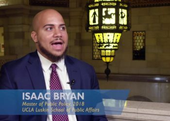 UCLA Luskin Public Policy Agent of Change Isaac Bryan