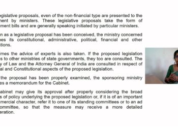 Role of Legislature in Public Policy making – Part 2