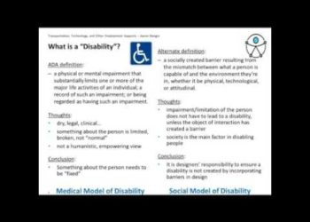 Workforce Development for People with Disabilities: Transportation, Technology