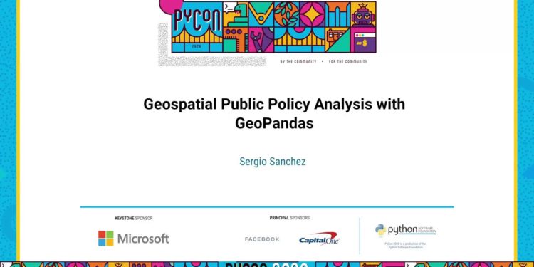 Tutorial: Sergio Sanchez – Geospatial Public Policy Analysis with GeoPandas