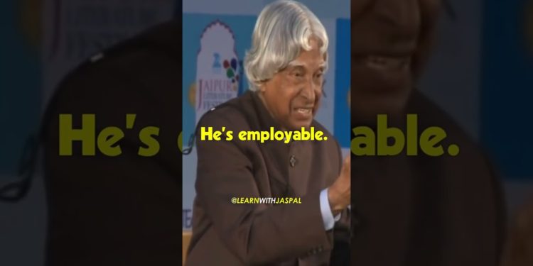APJ Abdul Kalam's idea to reform Education system 🚀