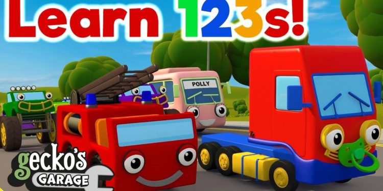 Counting 10 Baby Trucks｜Learn 123s!｜Home Learning For Kids｜Early Education｜Toddler Fun Learning