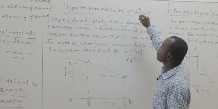 ECONOMICS:  ELASTICITY OF DEMAND (LESSON 1 of 2)