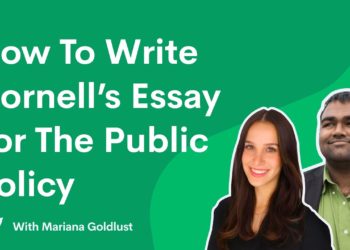 How to Write Cornell’s Essay for The Public Policy