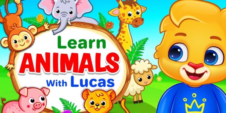 Animal Names for Kids | Animals Sounds & Baby Names | Educational Videos For Kids By RV AppStudios