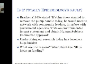 Epidemiology in Public Policy