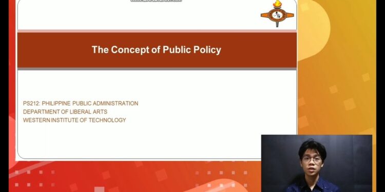 The Concept of Public Policy