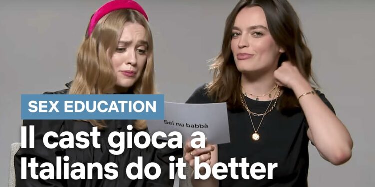 Il cast di Sex Education gioca a Italians do it better | Netflix Italia