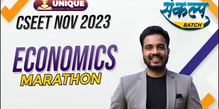 FREE CSEET Nov 23 | CSEET Economics Marathon | CS Shubham Abad Sir