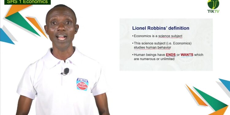 Economics SHS 1 Lesson 1 -KNUST