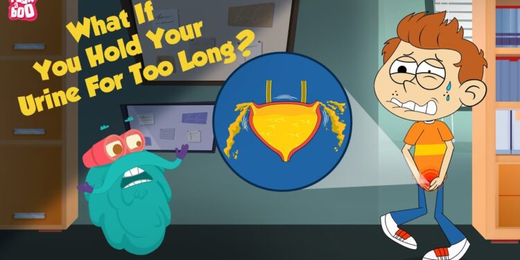 What If You Hold Your Urine For Too Long? | How Urinary System Works? | The Dr Binocs Show For Kids