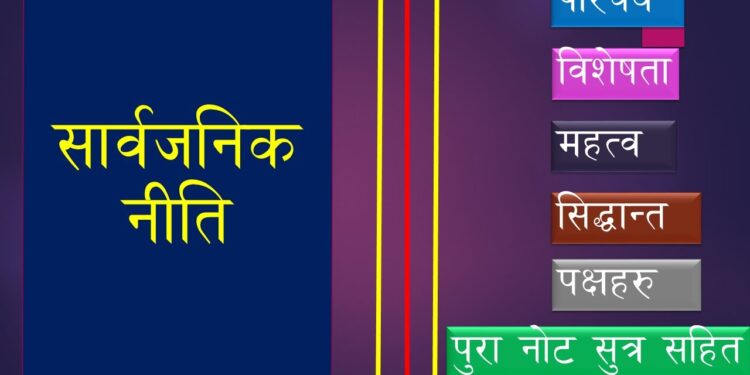 सार्वजनिक नीति।Public Policy।अधिकृत।पुरा नोट#loksewanotes