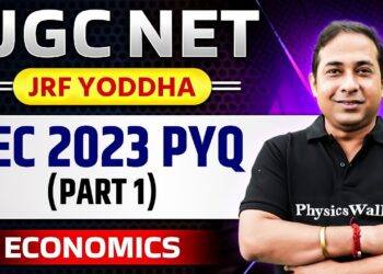 UGC NET Economics : December 2023 Previous Year Question Paper Detailed Solutions || Part 1