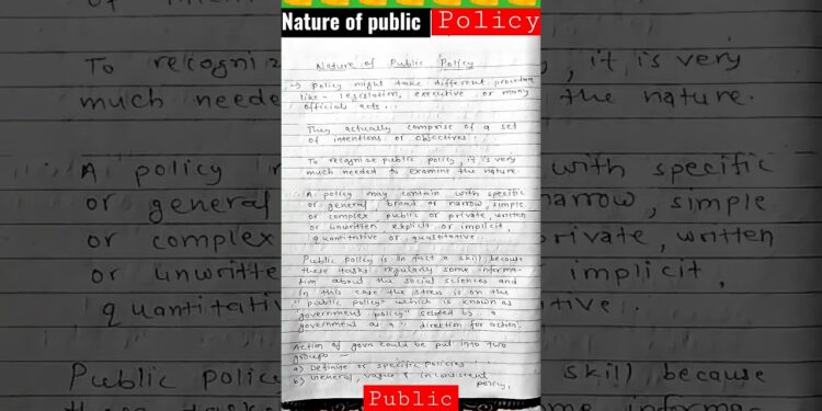 Nature of public policy || public administration course #upsc #bpsc #ssccgl #shorts