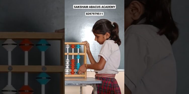Abacus Video | Saksham Abacus Academy #abacus #education #maths #confidence #student #concentration