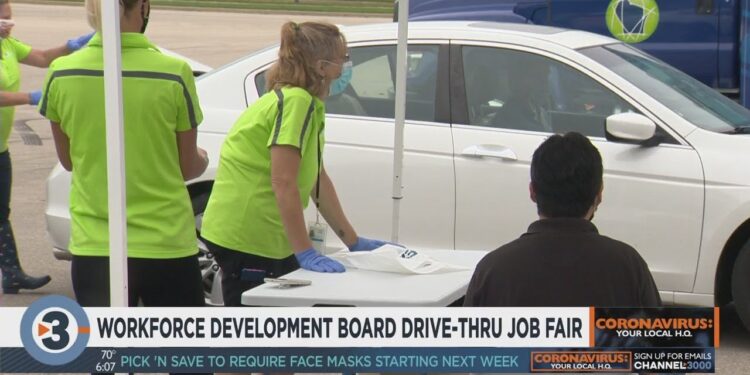 Workforce Development Board has drive-thru job fair