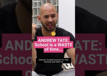 Andrew Tate ~ School is a WASTE of time🤫… #shorts