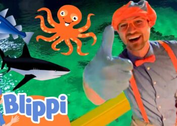 Blippi Explores a FUN Aquarium | Learning Sea Animals For Children | Educational Videos for Kids