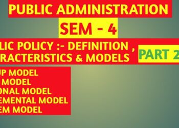 MODELS OF PUBLIC POLICY IN HINDI || PUBLIC POLICY MODELS IN HINDI ||  PART 2