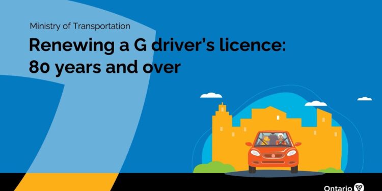 Ontario senior driver’s licence renewal educational video