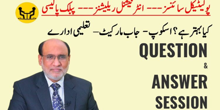 Scope of Political Science, IR & Government and public policy | Yousuf Almas